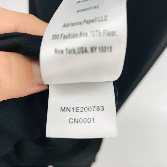 Aidan Mattox Scuba Crepe Cutout Open Back Gown in Black Size 6 - Picture 8 of 14